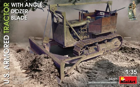 MiniArt 35291 1:35 Amerikan Zırhlı, Açılı Dozer Bıçaklı Traktör
