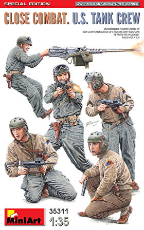 MiniArt 35311 1:35 Amerikan Tank Mürettebatı - Yakın Muharebe