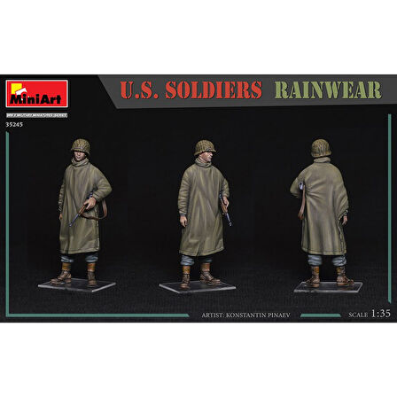 MiniArt 35245 1:35 Yağmurluklu Amerikan Askerleri