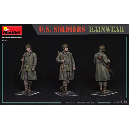 MiniArt 35245 1:35 Yağmurluklu Amerikan Askerleri