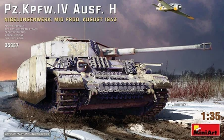 MiniArt 35337 1:35 Pz. Kpfw. IV Ausf. H Nibelungenwerk. Mid Prod. (Ağustos 1943)