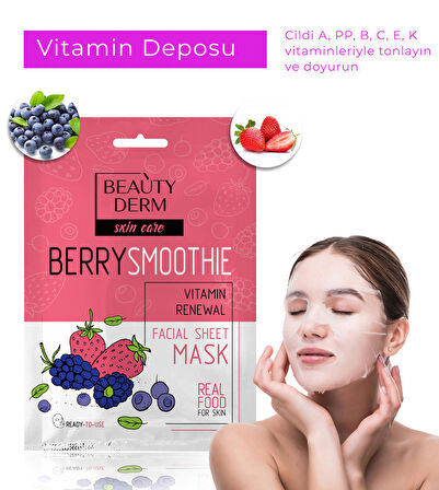 Yüz Maskesi Vitamin Deposu