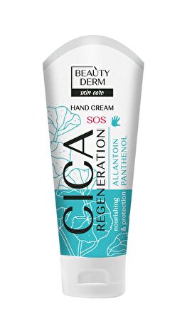 BEAUTYDERM CICA ve allantoin içeren EL Kremi "Rejenerasyon", 75 ml