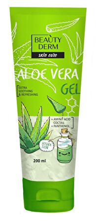 Aloe Vera Jel Nemlendirici Tazeleyici Yatıştırıcı Jel 200 Ml