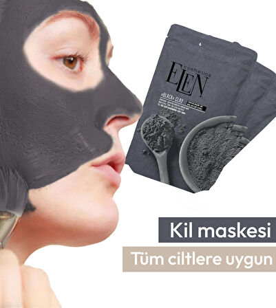 Kil Maske Kömür tozu ve aloe vera özü