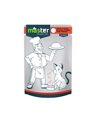 Master Kümes Hayvanlı Pouch Kedi Maması 80 Gr