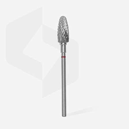 Staleks Manikür Çıkarma Çelik Törpü Ucu Kırmızı FT90R060/14