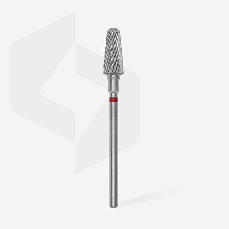 Staleks Manikür Çıkarma Çelik Törpü Ucu Kırmızı Frustum FT70R060/14