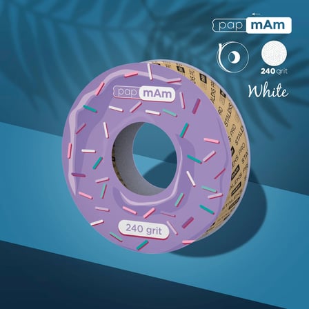 Staleks Expert Düz Tırnak Törpüleri için Yedek Zımpara İç Blok papmAm 240 Grit 7 Mt.