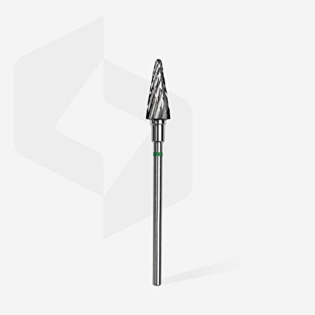 Staleks Manikür Çıkarma Çelik Törpü Ucu Yeşil Koni FT71G060/14