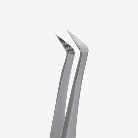 Staleks Expert 44/12 Kirpik Cımbızı Çentikli Fiber L Şeklinde 65 mm.