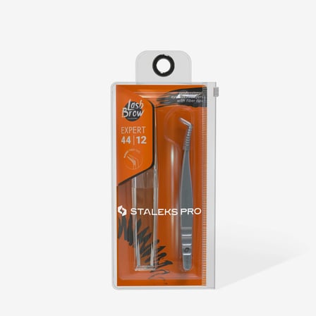 Staleks Expert 44/12 Kirpik Cımbızı Çentikli Fiber L Şeklinde 65 mm.