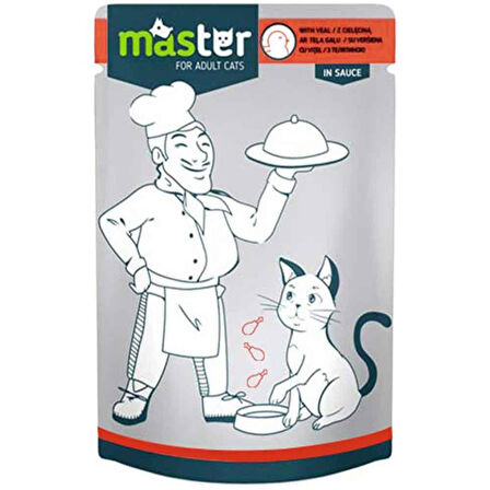 Master Kedi Konservesi Kümes Hayvanlı 80 Gr