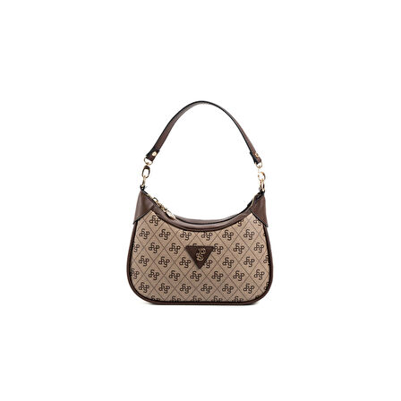 Silver Polo  Kadın Omuz Çantası 1180-48208 SILVER POLO BAYAN ÇANTASI M178 KOYU BEJ-MAT KAHVE