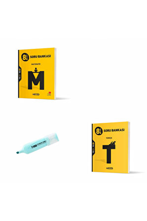 LGS 8.Sınıf Matematik Ve Türkçe Soru Bankası
