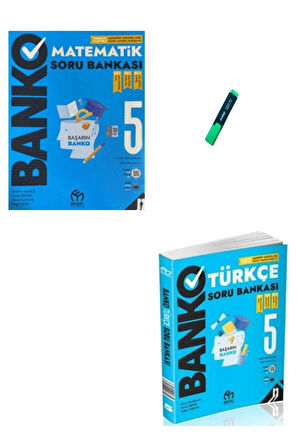 5. Sınıf Banko Serisi Matematik ve Türkçe Soru Bankası