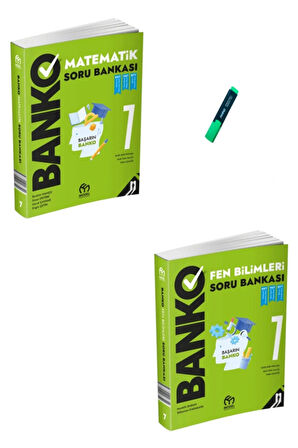 7. Sınıf Banko Serisi Matematik ve Fen Bilimleri Soru Bankası