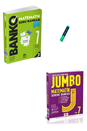 7. Sınıf Matematik Banko Soru Bankası ve Jumbo Deneme