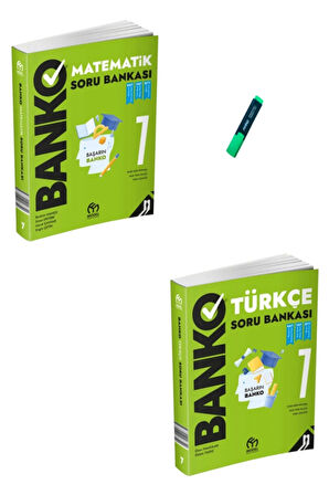 7. Sınıf Banko Serisi Matematik ve Türkçe Soru Bankası
