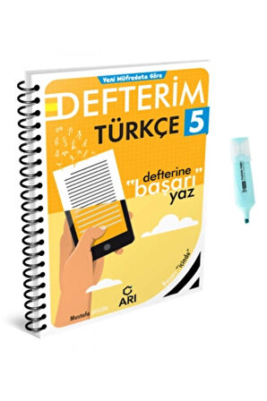 5.Sınıf Türkçe Akıllı Defterim (Yeni Müfredat)