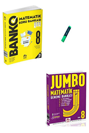 LGS 8. Sınıf Matematik Banko Soru Bankası ve Jumbo Deneme