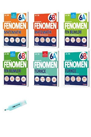 6. Sınıf Matematik Fen Bilimleri Ve Türkçe Soru Bankası