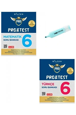 6.Sınıf ProTest Matematik Ve Türkçe Soru Bankası Yeni Müfredat
