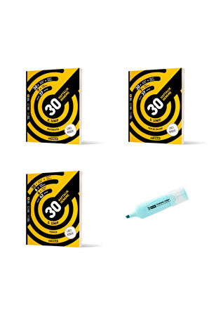 5.Sınıf Matematik Fen Bilimleri Ve Türkçe 30 Haftalık Deneme (Yeni Müfredat)