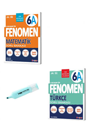 6. Sınıf A Serisi Matematik Ve Türkçe Soru Bankası
