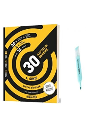 6.Sınıf Sosyal Bilgiler 30 Haftalık Deneme (Yeni Müfredat)