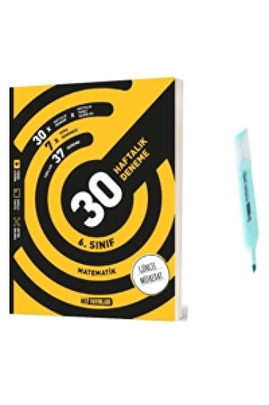 6.Sınıf Matematik 30 Haftalık Deneme (Yeni Müfredat)