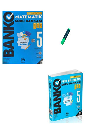 5. Sınıf Banko Serisi Matematik ve Fen Bilimleri Soru Bankası