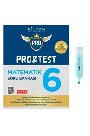 6.Sınıf ProTest Matematik Soru Bankası Yeni Müfredat