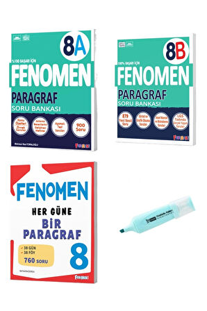 LGS 8.Sınıf Paragraf A-B Ve Her Güne Bir Paragraf Soru Bankası