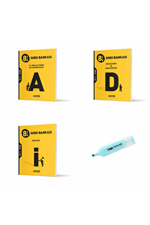 LGS 8.Sınıf İnkılap Tarihi Din Kültürü Ve İngilizce Soru Bankası