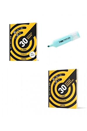 6.Sınıf Matematik Ve Fen Bilimleri 30 Haftalık Deneme (Yeni Müfredat)