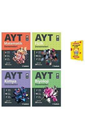 AYT Matematik Fizik Kimya ve Biyoloji 4lü Sayısal Denemeleri