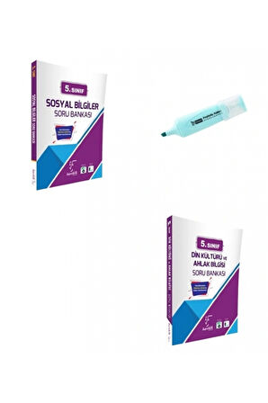 5.Sınıf Sosyal Bilgiler Ve Din Kültürü Ve Ahlak Bilgisi Soru Bankası (Yeni Müfredat)