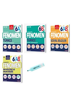 6. Sınıf Türkçe A-B Sosyal Bilgiler Ve Din Kültürü Soru Bankası