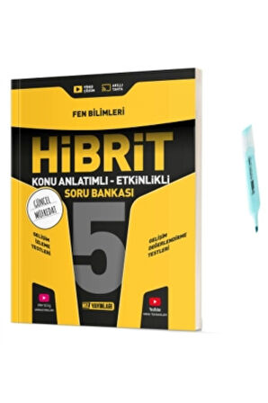 5.Sınıf HİBRİT Fen Bilimleri Konu Anlatımlı Etkinlikli Soru Bankası (Yeni Müfredat)
