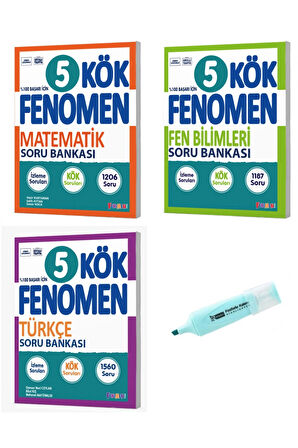 5. Sınıf KÖK Serisi Matematik Fen Bilimleri  Ve Türkçe Soru Bankası