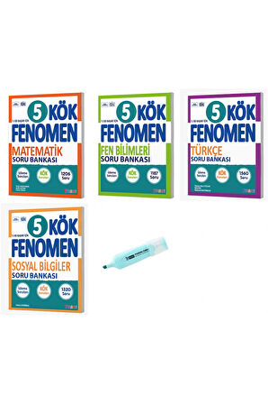5. Sınıf KÖK Serisi Matematik Fen Bilimleri Türkçe Ve Sosyal Soru Bankası