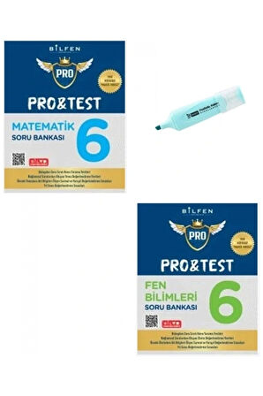 6.Sınıf ProTest Matematik Ve Fen Bilimleri Soru Bankası Yeni Müfredat