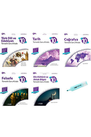 10.Sınıf Joker Edebiyat Tarih Coğrafya Din Felsefe Tematik Soru Kitabı (Yeni Müfredat)
