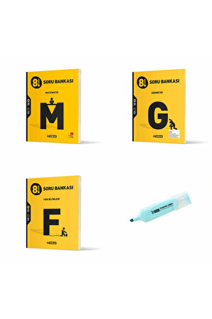 LGS 8.Sınıf Matematik Geometri Ve Fen Bilimleri Soru Bankası