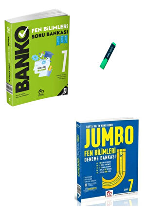 7. Sınıf Fen Bilimleri Banko Soru Bankası ve Jumbo Deneme