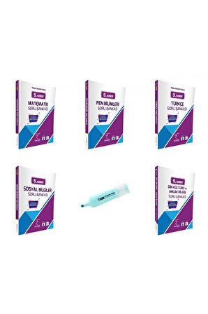 5.Sınıf Matematik Fen Bilimleri Türkçe Sosyal Din Soru Bankası (Yeni Müfredat)