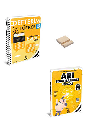 LGS 8. Sınıf Türkçe Defterim ve Arı Soru Bankası