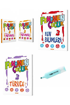 3. Sınıf Matematik1-2 Fen Bilgisi Ve Türkçe Soru Bankası