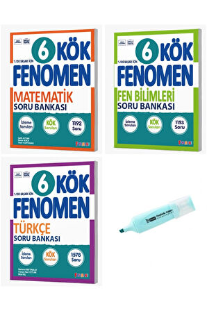 6. Sınıf KÖK Serisi Matematik Fen Bilimleri Ve Türkçe Soru Bankası